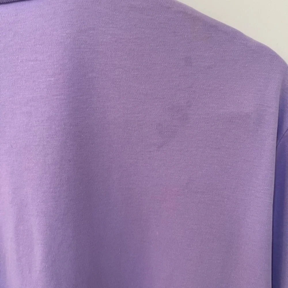 Polo Ralph Lauren Mens Purple Short Sleeve Polo Shirt Pony Logo Golf Preppy L‎